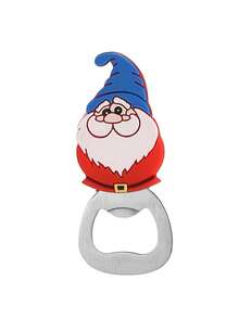 3pcs Christmas Magnetic Bottle Opener, Cute Cartoon Stainless Steel Beer And Soda Water Bottles, Christmas Patterns, Santa Claus, Christmas Tree, Snowman, Christmas Teddy Bear, Christmas Deer, Refrigerator Stickers, Catering Equipment And Supplies - Multicolor - View 10