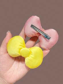 3 chiếc kẹp tóc nơ xinh xắn có đệm dành cho nữ, kẹp tóc nơ ngọt ngào cho bé gái, kẹp tóc mái đa năng, phụ kiện tóc nơ đơn giản phù hợp cho sử dụng hàng ngày, chụp ảnh, kẹp càng cua, kẹp tóc, kẹp tóc cài, kẹp tóc hình cá sấu, trang phục mùa đông cho nữ, nơ, phụ kiện đội đầu, ghim cài tóc - Nhiều màu - Xem 5