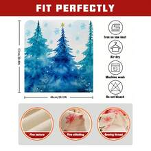 1pc/4pcs/24pcs Christmas Tree Pattern Removable Washable Chair Covers, Suitable For Home, Restaurant, Living Room, Kitchen Decoration In Winter - Multicolor - View 5