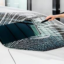 All-Purpose Squeegee Kit – 12" Streak-Free Window Cleaner With Extension Pole For Home, Car & Bathroom Use - Black - View 3