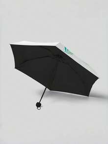 Mini Guarda-Chuva Dobrável, Guarda-Sol Portátil e Ultraleve para Viagem com Folha de Palmeira, Proteção UV, Bolso e Mochila, Guarda-Sol para Mulheres