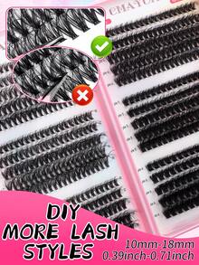 CMAYOME 570 Pieces Of 30D/40D/50D/60D/80D/100D Type Protein Collagen Type False Eyelashes. The Quality Is Excellent. The Length Of Each Single Eyelash Lash Clusters Kit,Lashes,Eyelashes,Fake Lashes