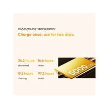 Realme C61 Unlocked Cellphone 6GB+128GB/8GB+256GB Global Version, 4G LTE, Andriod 14 Smartphone, 50MP AI Camera Mobile Phone 7.89mm Ultra Slim Design With 5000mAh Massive Battery - Gold - View 4