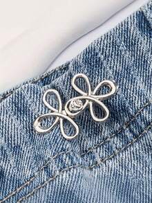 Strângător de talie pentru blugi, catarame cu nod norocos, nasturi detașabili fără cuie și fără cusături, pot fi folosiți pentru a ajusta dimensiunea taliei pantalonilor și fustelor, accesorii vestimentare practice și la modă, pentru nunți, petreceri, plajă, ocazii casual și sportive