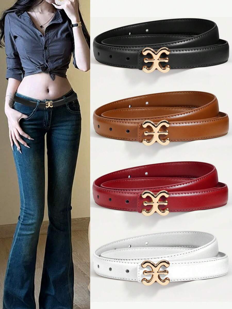1/2pcs Belt Women's, Fashionable And High-End Belts, Casual And Business Versatile Belts, Jeans Dress Belts, Mother's Day, The Best Choice For Gifting