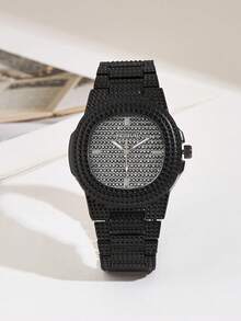 最新升级版，目前品质最高。采用方形表盘，镶钻星空图案设计，走时精准，搭载石英机芯，适合重要场合佩戴。 - 黑色 - 查看 3