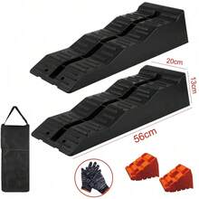 2Pcs/Set Caravan Levellers 5T Campervan Trailer Motorhome Levelling Block Ramp - Default - View 2