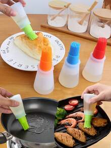 Kitchen Accessories Tools Silicone Oil Brush Basting Brushes Cake Butter Bread Pastry Brush Cooking Utensil Kitchen Gadgets - Multicolor - View 1