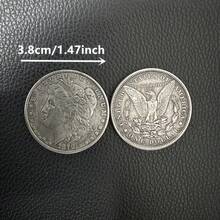 Set Of 10/20 Silver Morgan Replica Coins – Vintage US Coin Copies For Crafts, Party Favors, Jewelry Design & Antique Collectible Displays