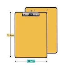 22.7*31.7cm Single Strong Clip A4 Portable Writing Board Folder Pad Special Hemming Plate Clamp