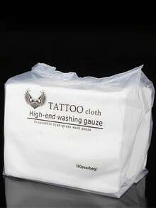 Professional Tattoo Makeup Remover Wipes: SPA-Grade Quality, Hygienic & Soft, Effectively Removes Tattoo Ink And Makeup - Suitable For Salon And Home Use. - White - View 12