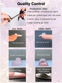 10-Piece Handmade Wearable Nail Tips, Short Almond-Shaped Press-On False Nails, Sweet And Luxurious Style, Smooth And Shiny Pure Red Press-On Short Nails, Suitable For Women And Girls For Daily And Festive Wear, With Nail Set