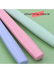 4件套可重复使用旅行餐具套装，带收纳盒，便携式塑料叉勺刀，露营餐具套装，成人午餐餐具，户外野餐餐具，厨房用具，学习用品，返校季 - 彩色 - 查看 6