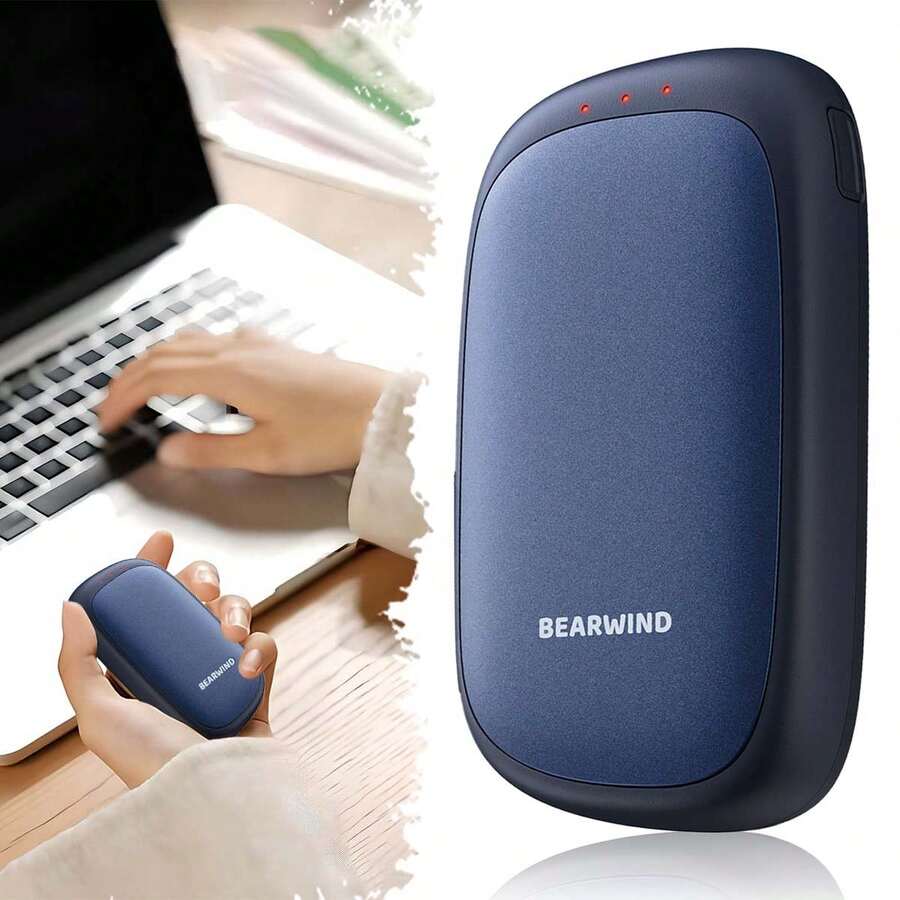 Mini réchauffe-mains électriques avec réglages, réchauffe-mains électrique portable et réutilisable pour hommes, femmes et enfants, pour une utilisation en intérieur et en extérieur. Cadeaux de Noël noirs, réchauffe-mains, cadeaux pour hommes, articles pour bas de Noël, réchauffe-mains rechargeables