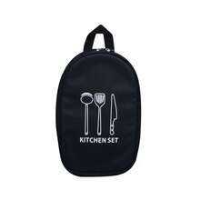 Bolsa de armazenamento portátil e prática em nylon para utensílios de cozinha, ideal para camping, churrasco e viagens - Organize facilmente facas, colheres e outros utensílios de cozinha (somente a bolsa - utensílios de cozinha não incluídos). - Multicolorido - Ver 5