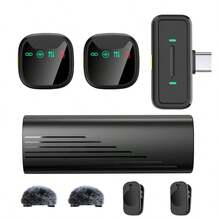 HITOZON Mini Professional Wireless Lavalier Microphone With Charging Case, Compatible With IPad, Android Devices | Smart Noise Cancellation, Status Display, Magnetic Rotatable Clip, Long Battery Life | Suitable For Video Recording, Vlogging, Teaching, Interviews, Podcasts, Etc. - One Size - View 12