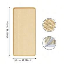 直立式剑麻猫抓板 - 不掉毛猫抓板，剑麻猫床的替代品，保护家具、地毯、沙发免受抓挠