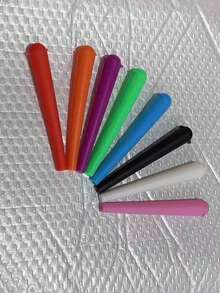 1/5/10 Stücke Kräuter Aufbewahrungsröhre mit Deckel, hochwertige bunte Plastik Zigarettenetui, handgerollte Zigaretten luftdicht und feuchtigkeitsgeschützt tragbare Aufbewahrungsbox, Raucher Zubehör, tolles Geschenk für Raucher Produkte in Tabakläden. Weihnachtsstrumpf Füllungen, Geschenke, witzige Geschenke, Ramadan, personalisierte Geschenke