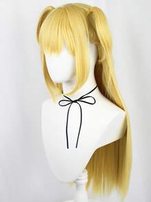 Heat Resistant Chemical Fiber Wigs Daily Wear Women Wigs Sweet Cute Wigs Prom Party Wigs Natural Hair - 金色 - 查看 4