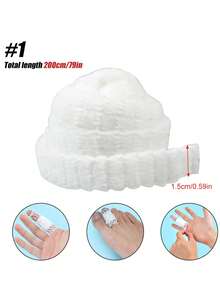 1 卷柔软透气网状绷带，弹性网状管状纱布绷带，用于伤口包扎，适用于成人手腕、肘部、膝盖、脚踝，带透气胶带 - 彩色 - 查看 11