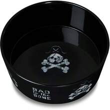 Dolce Moderno Puppy Forever Dog Bowl, Small - Small + Bad to the Bone - View 2