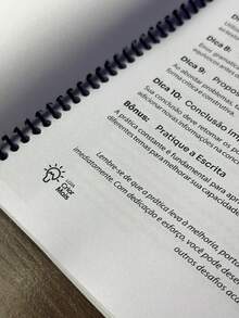 Caderno de Treino de Redação – 100 Folhas A4 com Dicas, Exercícios e Temas - Livro único - Visão 5
