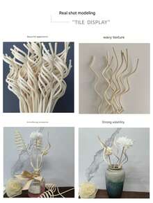 60支/20支/5支天然藤条香薰棒，香味吸收力强，适用于各种香薰精油，可用于家居装饰、空气清新、芳香疗法，天然挥发性香氛棒