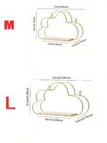 1pc Modern European Style Iron Wall Mounted Shelf - Fashionable Geometric Design, Suitable For Home And Office Decor And Storage