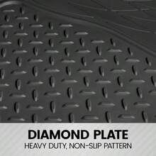 Heavy Duty Rubber Cargo Liner - All - Weather Trunk, Trim - To - Fit Design, SUVs, Trucks - Non - Slip, Waterproof, Durable Cargo Floor Liner - 54x 43.5x 0.25 - Black - Black - View 5