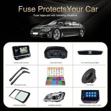 1200pcs Car Fuses Assortment Kit, 520PCS Standard Fuse Kit 680PCS Fuses+ 1 AutoRVTruckMotorcycleYacht 2A 3A 5A. 5A 10A 15A 20A 25A 30A 35A 40A - 1200 - View 3