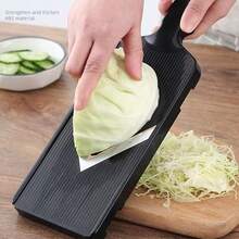Vegetable Shredder Fruit Salad  Cabbage  Potato Slicer Cucumber Slicer American Multifunctional Shredding - 黑色 - 查看 1