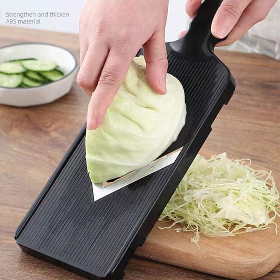 Vegetable Shredder Fruit Salad Cabbage Potato Slicer Cucumber Slicer American Multifunctional Shredding - 黑色 - 查看 1