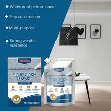 jakehoe 100g Heavy-Duty Concrete Crack Household Repair Adhesive Tiles Floors Cracks Sealant Leakage Plugging Material Roof Strongwaterproof Grouting Glue Self-Leveling Sealant - Grey - View 12