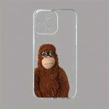 Funda de Teléfono Transparente con Patrón de Mono de Dibujos Animados Impresión para 16/ 16Plus/ 16Pro/ 16ProMax 13/ 13Pro/ 13ProMax 12/ 12Pro/ 12ProMax 11/ 11Pro/ 11Pro/ 8 X/ xs - Multicolor - Ver 2