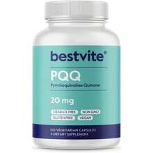 BESTVITE PQQ 20mg (Pyrroloquinoline Quinone) (120 Vegetarian Capsules) - No Stearates - Vegan - Non GMO - Gluten Free - 白色的 - 查看 1