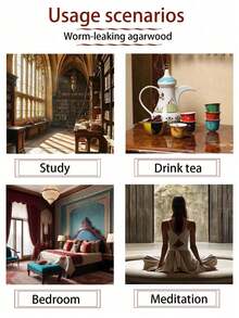 5g, Auténtico Agar Natural, Agar de Alta Calidad, Agar con Fuga de Insectos, Aroma Rico, Calmante e Inductor del Sueño, Aromaterapia de Larga Duración, Purifica el Aire, Tranquiliza la Mente, Adecuado para Regalos, Amigos, Interiores, Elaboración de Té, Fiestas, Yoga, Meditación