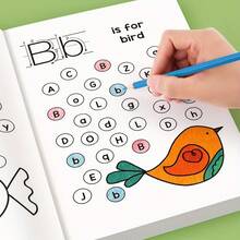 Cuaderno de trabajo del alfabeto para niños, cuaderno de trabajo de escritura del alfabeto con patrón de gato lindo, adecuado para preescolares y niños pequeños, aprendizaje de escritura, páginas de dibujo y actividades en el aula - manual educativo de habilidades de escritura temprana, ilustraciones interesantes, páginas de práctica estructuradas