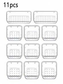 1 件/4 件/5 件/6 件/7 件/25 件透明化妆品收纳盒,抽屉式收纳盒,分隔式收纳容器,可自由组合,化妆品收纳盒,适用于家庭、学校、宿舍、办公室收纳,非常适合家庭收纳和整理,适用于女士礼品盒、节日礼品盒、情人节礼品盒、情人节装饰品、女友礼物。 - 彩色 - 查看 8