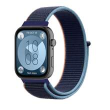 兼容华为 Watch Fit 3 4 4 Pro 耐用尼龙环带透气腕带智能手表手链配件舒适轻便表带适合日常使用和锻炼 - 彩色 - 查看 9