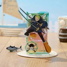 Miniso 海贼王亚克力场景立牌盲盒 亚克力材质 高清人物还原 10个经典角色 桌面游玩必备（1个，随机发货） - 彩色 - 查看 7