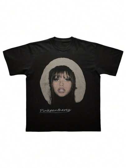Camiseta PINKPANTHERESS - Camiseta rara PINKPANTHERESS - Camiseta vintage PinkPantheress - PinkPantheress con 220g, algodón puro, camiseta impresa por transferencia de calor