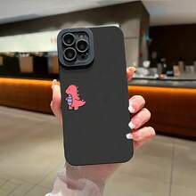 Funda De Teléfono Móvil De Silicona Líquida Con Patrón De Macaron En Forma De Dibujos Animados, Protección Completa A Prueba De Golpes Y Caídas, De Goma Suave TPU En Color Negro Para Hombres Y Mujeres, Compatible Con Apple  14 13 12 11 XS XR X 7 8 6s Mini Plus Pro Max SE - Color mezclado 1 - Ver 5