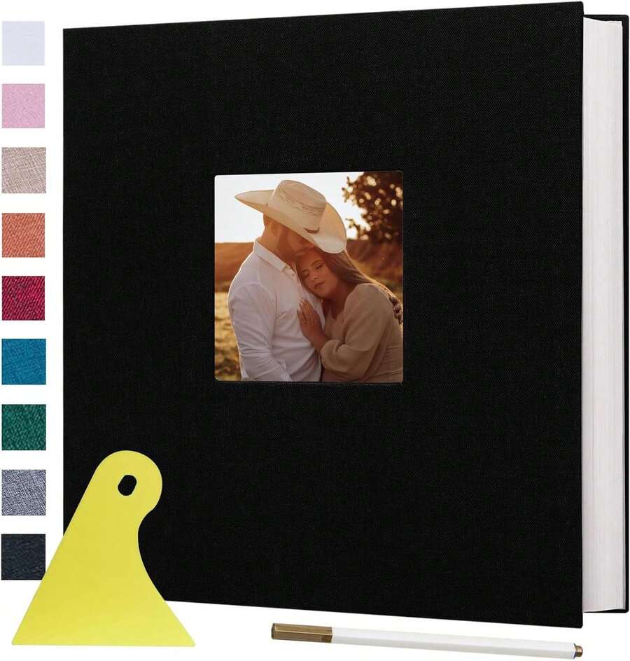 Magnetic Page Photo Albums - Blue 27x28cm - View 1