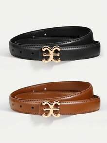 1/2pcs Belt Women's, Fashionable And High-End Belts, Casual And Business Versatile Belts, Jeans Dress Belts, Mother's Day, The Best Choice For Gifting