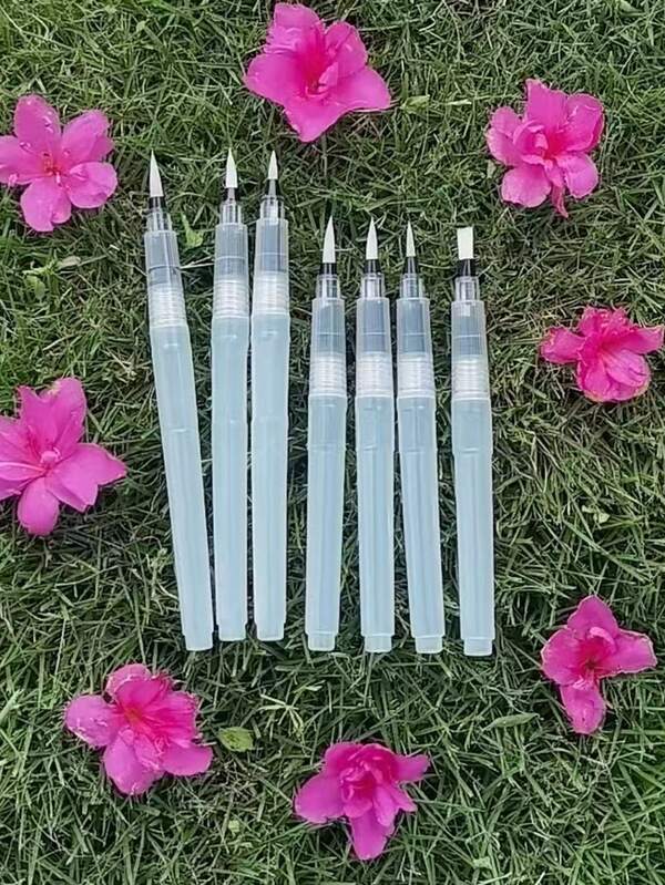 Juego de 7 pinceles para pintar, adecuados para colorear, dibujar, hacer bocetos al aire libre y muchos otros escenarios