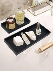 Plateau à bijoux, plateau de rangement, organisateur de table de chevet, plateau EDC, peut contenir les clés, le portefeuille, les lunettes de soleil, les montres, les pièces, le téléphone portable, le cologne