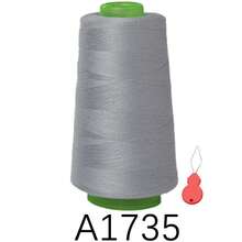 1/3/4/6pcs Elastic Lockstitch Sewing Thread Set, 3000 Yards Spool, 100% Polyester Serger, Overlock, Quilting Thread For Stretchy Fabrics Like Swimwear, Lingerie, Knitwear, Socks, Etc.