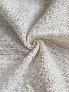 Tweed Small Fragrance High Waist Slimming Lace Patchwork Hip Short Skirt Autumn And Winter - White - View 10