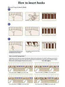 1pc Luxury High-Precision Leaf Ripple Jacquard Curtain, Living Room, Bedroom, Balcony - Beige - View 4