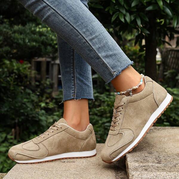 Women's New Casual Sneakers, Versatile Autumn/Winter Style, Non-Slip Durable Soft Sole, Comfortable Indoor Flat Shoes